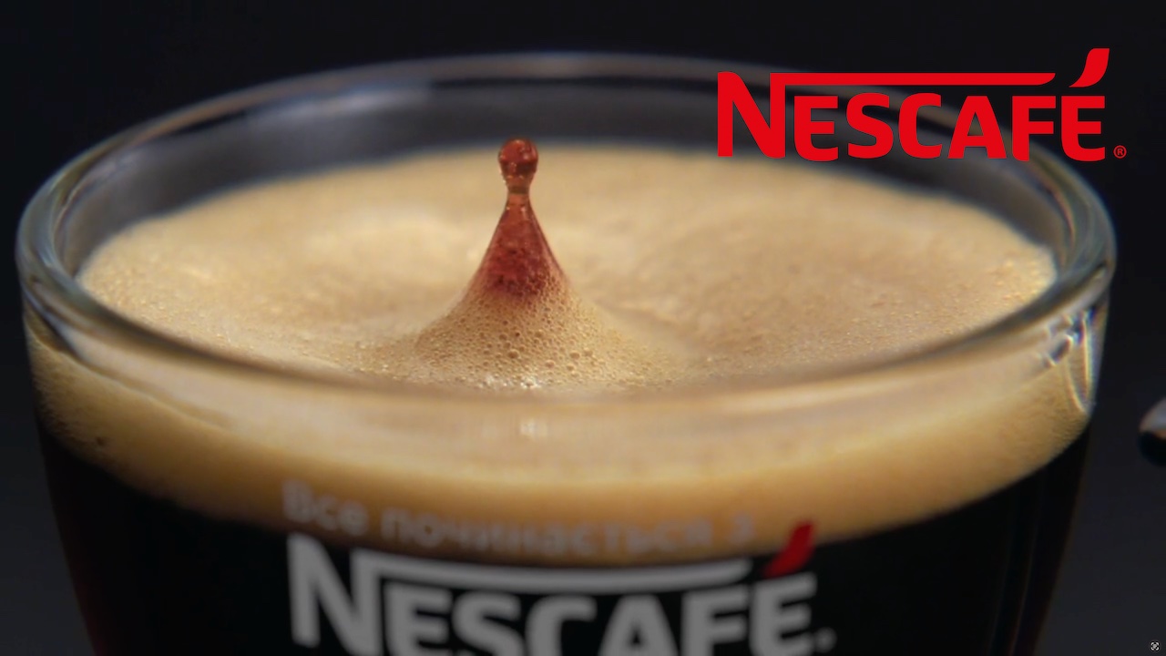 Still from Nescafe Espresso Commercial